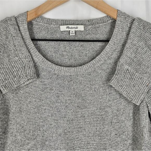 MADEWELL Gray Knit Pullover Sweater Women's Size XS - Picture 3 of 13